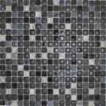 Premium Mosaic Mozaik Premium Mosaic fekete 30x30 cm fényes MOSMSK22 (MSK-22)