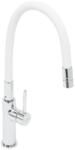 SAT Mosogató csaptelep SAT szilikon karral fehér/króm SATBSD290B (22706-393A WITH WHITE)