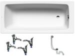 KALDEWEI Téglalap alakú kád Kaldewei Cayono 160x70 cm zománcozott acél bal és jobb is KWB748 (KWB748)
