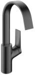 Hansgrohe Mosdó csaptelep Hansgrohe Vivenis leeresztőszeleppel csiszolt fekete króm 75030340 (75030340)