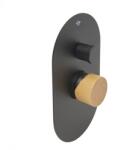 SAT zuhany és fürdő csaptelep SAT Fusion vakolat alatti résszel együtt kar világos fa SATBSFU215DSC (SATBSFU215DSC)