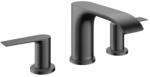 Hansgrohe Mosdó csaptelep Hansgrohe Vivenis leeresztőszeleppel csiszolt fekete króm 75033340 (75033340)