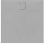 SAT Zuhanytálca négyzet SAT Vision 90x90 cm öntött márvány szürke SATSVVI90QS (MF90-26SM GREY MATT)