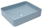 SAT Mosdó lapra SAT Infinitio 50x40 cm sötétkék mat túlfolyás nélkül SATINF5040DBLM (C113-7050KMHL)