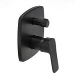 SAT zuhany és fürdő csaptelep SAT Cube Way vakolat alatti résszel együtt fekete matt CU215C (5243501 MATT BLACK)