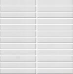 Premium Mosaic Kerámia mozaik Premium Mosaic Kit Kat white 30x30 cm matt MOSKK2WHM (MOSKK2WHM)