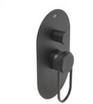 SAT zuhany és fürdő csaptelep SAT Fusion vakolat alatti résszel együtt matt fekete SATBSFU215KPCC (SATBSFU215KPCC)