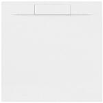 SAT Zuhanytálca négyzet SAT Fusion 90x90 cm öntött márvány blanco SATFU9090BL (HER9090BL)