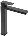 SAT Magas mosdó csaptelep SAT Vision leeresztőszelep nélkül fekete matt SATBSVI285C (FA-1179 BLACK)