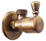 Rav Slezák Sarokszelep RAV Slezák 1/2"x3/8" régi sárgaréz RV0138SM (RV0138SM)