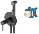 SAT Bidé csaptelep SAT vakolat alatti résszel együtt fekete SATBSPBKTC (SATBSPBKTC)