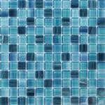 Premium Mosaic Üvegmozaik Premium Mosaic tyrkys 30x30 cm fényes MOSCH77 (6PTCH77)