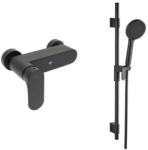 SAT Zuhany csaptelep SAT Fusion zuhanyszettel együtt 150 mm fekete matt SATBSFU268CPCSET (SATBSFU268CPCSET)