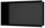 SAT Shower niche SAT Aurum matte black 60x30 cm SATAURN6030MB (BN-61301-MB)