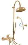 RAV SLEZÁK Kád csaptelep RAV SLEZÁK LABE zuhanyszettel együtt 150 mm arany L054.53Z (L054.5/3Z)