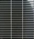 Premium Mosaic Kerámia mozaik Premium Mosaic Kit Kat black 28x31 cm fényes MOSKK3BKL (MOSKK3BKL)
