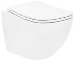 SAT Wc soft close ülőkével felakasztható SAT Ergo fehér fényes felülettel hátsó kifolyással SATERG1 (LT-118E-UQ3)