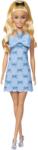 Mattel Papusa cu funda albastra, Barbie Fashionista, HYT93 Papusa Barbie