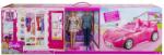 Mattel Set de joaca cu 2 papusi Barbie si Ken, Dress Up and Go Closet, GVK05 Papusa Barbie