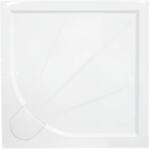 SAT Zuhanytálca négyzet SAT 100x100 cm öntött márvány fehér SIKOLIMCC100Q (ARC3 SQUARE 100CM)