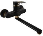 RAV SLEZÁK Kád csaptelep RAV SLEZÁK COLORADO forgó karral 150 mm fekete matt/arany CO353.5CMATZ (CO353.5CMATZ)