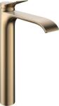 Hansgrohe Magas mosdó csaptelep Hansgrohe Vivenis leeresztőszeleppel csiszolt bronz 75044140 (75044140)