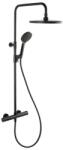 SAT Zuhanyrendszer SAT termosztatikus csapteleppel fekete SATSSTKBC (80B30124-B74-002)