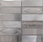 Mosavit Üvegmozaik Mosavit Geo inox 30x30 cm fényes GEOIN (GEOIN)