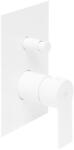 SAT zuhany és fürdő csaptelep SAT B-Way vakolat alatti résszel együtt Fehér matt SATBSBW215B (TA015BO/M-SI)