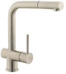 SIKO Mosogató csaptelep SIKO Steel kihúzható zuhannyal rozsdamentes acél STNRZ285 (GT2016)