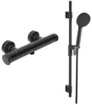 SAT Zuhany csaptelep SAT Dark zuhanyszettel együtt 150 mm fekete matt SATBSDA268CSET1 (SATBSDA268CSET1)