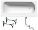 KALDEWEI Téglalap alakú kád Kaldewei Saniform 170x75 cm zománcozott acél bal és jobb is KWB3731 (KWB3731)