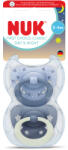Nuk Силиконови залъгалки NUK - First Choice, Day & Night, За момче, 0-6 m, 2 броя (10175396)