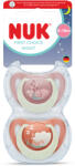 Nuk Силиконови залъгалки NUK - First Choice Night, с декорация Зайче & Овца, 6-18 m, 2 броя (10176376)