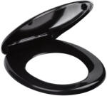 Kerra Julia Black univerzális soft-close wc ülőke (JULIABLACK) - pepita