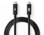 Nedis CCGW64750BK10 USB kábel USB 3.2 Gen 2 (3.1 Gen 2) 1 M USB C Fekete (CCGW64750BK10)