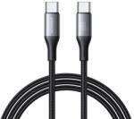 JOYROOM S-A28 Flash sorozat 60W USB-C - USB-C kábel 1m - fekete