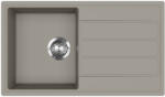 Evido EASY 45 S gránit mosogató, 760 x 440 mm, platina (442068) - watermarkt