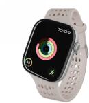 Decoded szilikon Ares O-szíj Apple Watch 40/41/42 mm-hez - bézs