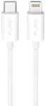 PURO TPE 20W USB-C - Lightning kábel 3m - Fehér