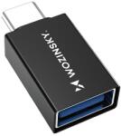 Wozinsky W10GY1S USB-C - USB-A 3.2 10Gb/s adapter - fekete