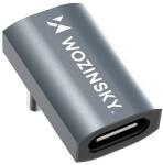 Wozinsky WPKF-01 USB-C - USB-C 40Gb/s 240W 8K OTG dönthető adapter - szürke
