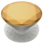 Popsockets 2 fémes gyémánt medál, arany telefontartó és állvány