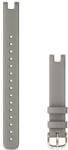 Garmin Óraszíj Lily 14 mm Braloba Gray Leather with Cream Gold Hardware (Large)