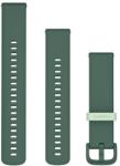 Garmin Óraszíj 20 mm Mohazöld szilikon (Quick Release)