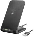 LogiLink Okostelefon állvány vezeték nélküli töltés funkcióval, 2 tekercs, 15 W, fekete (PA0315RF)