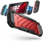 Supcase Unicorn Beetle Pro tok Nintendo Switch 2-höz - piros és fekete