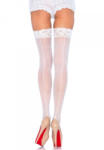 Leg Avenue fehér combfix harisnya, egy méret