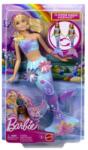 Mattel Barbie Papusa Sirena Floare Magica Cu Par Blond Si Coada Albastra (MTJDM72) - ookee Papusa Barbie