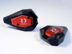 RDMOTO Crash sliders RDMOTO KTM13N black polyamide with red caps